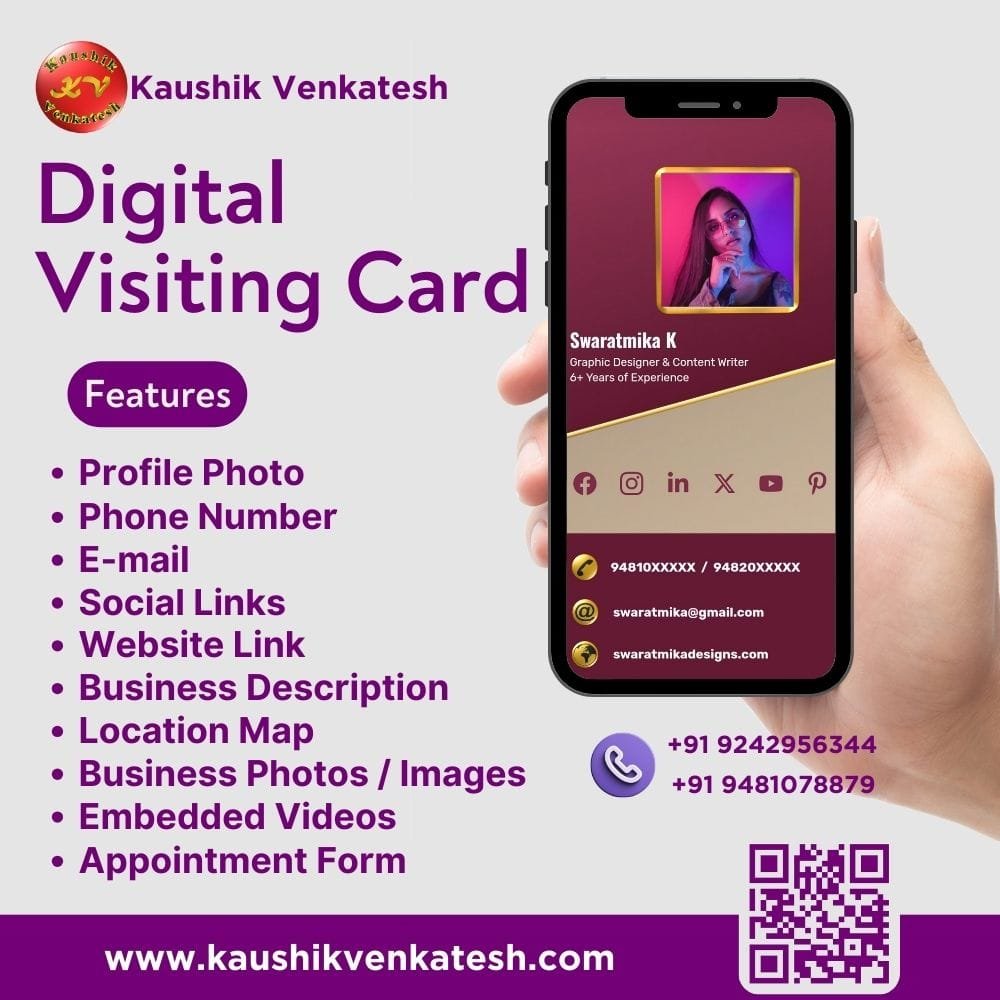 Digital Visiting Card Online