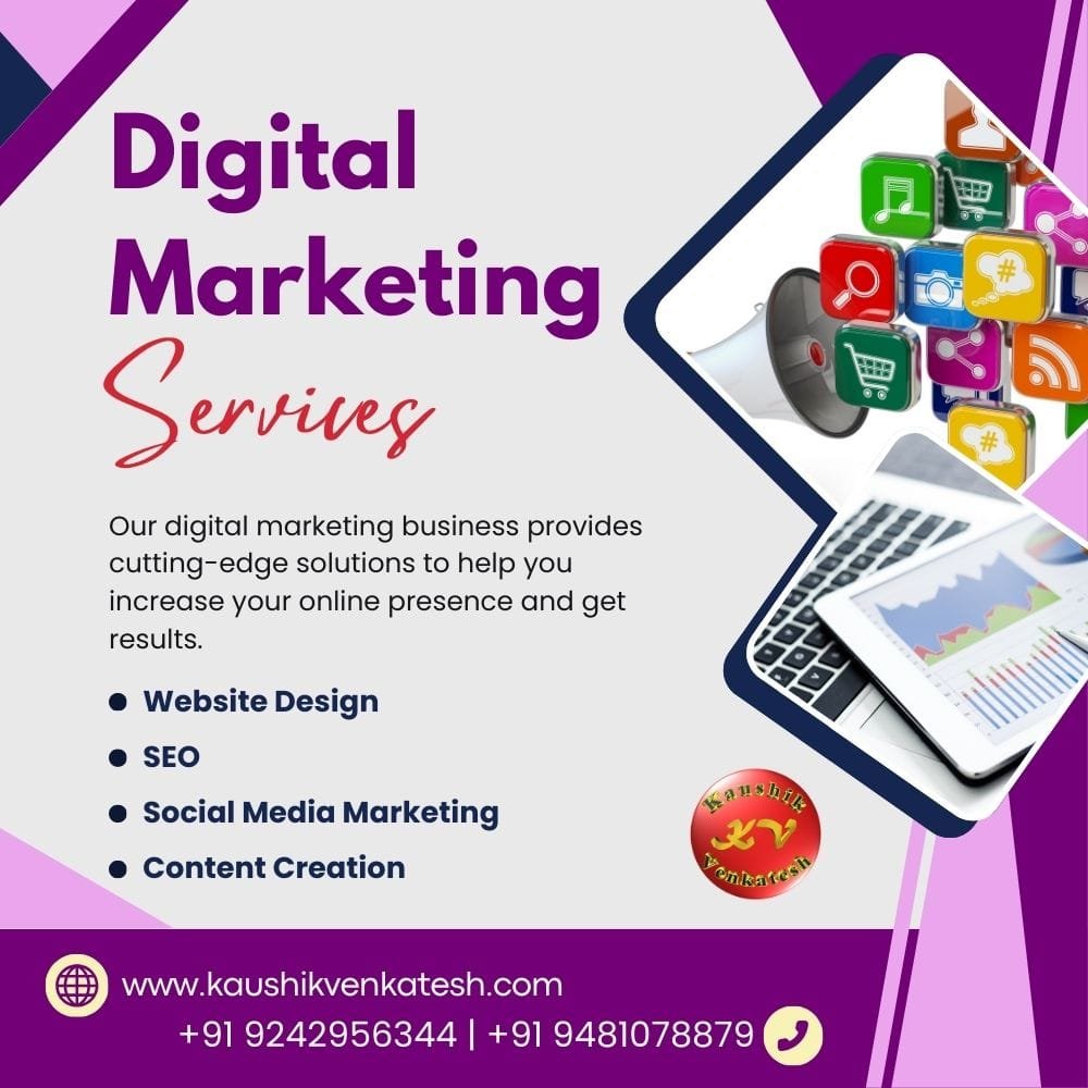 Kaushik Venkatesh - one of the best Digital Marketing Services in Mangalore