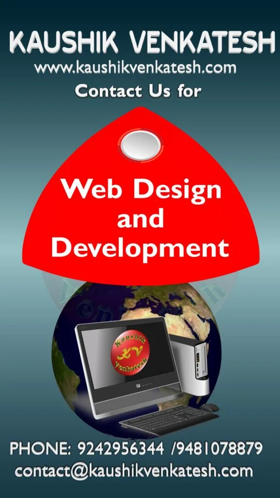 Web Design Services by Kaushik Venkatesh