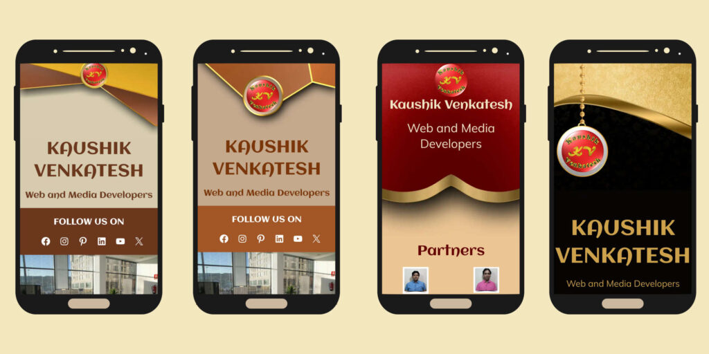 Digital Business Card as seen on Mobile
