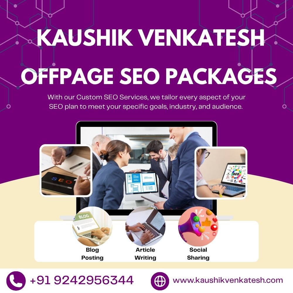 Kaushik Venkatesh Offpage SEO Packages Kaushik Venkatesh Offpage SEO Packages