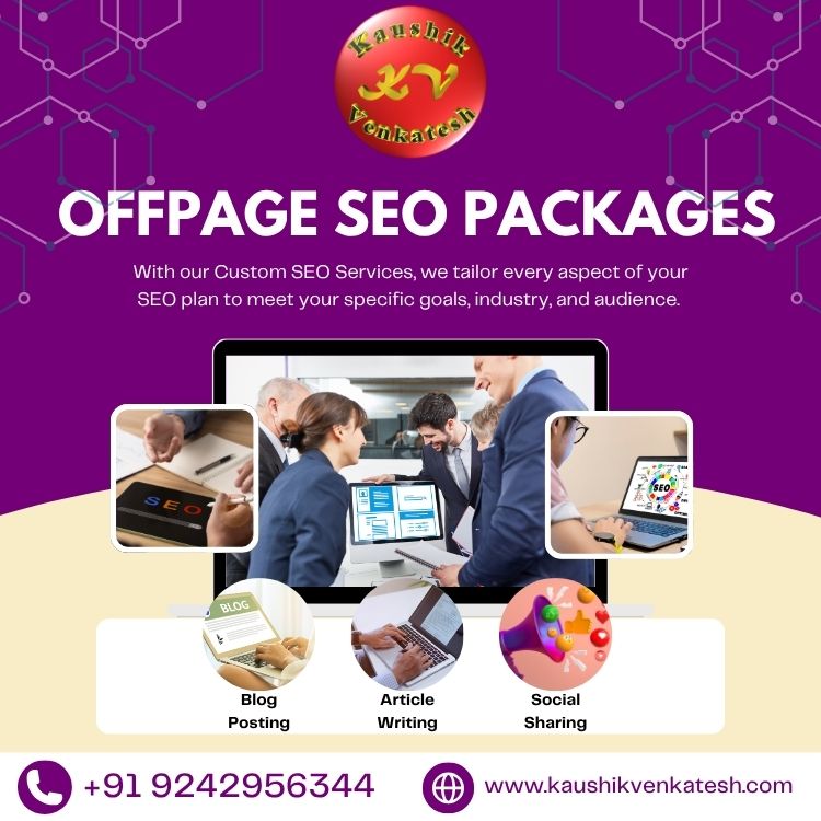 Kaushik Venkatesh Offpage SEO Packages