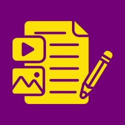 Icon representing the Heritage & Cultural Content Writing of Sri Kshetra Ambiladka Website Project