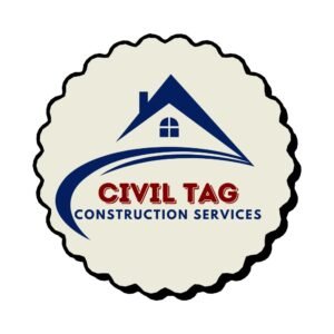 Official logo of Civil Tag Construction Services designed by Kaushik Venkatesh