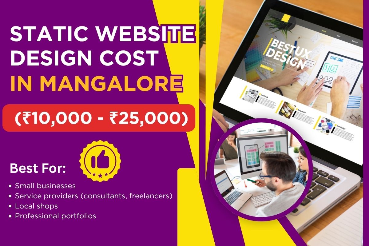 Static Website Design Cost in Mangalore Static Website Design Pricing in Mangalore