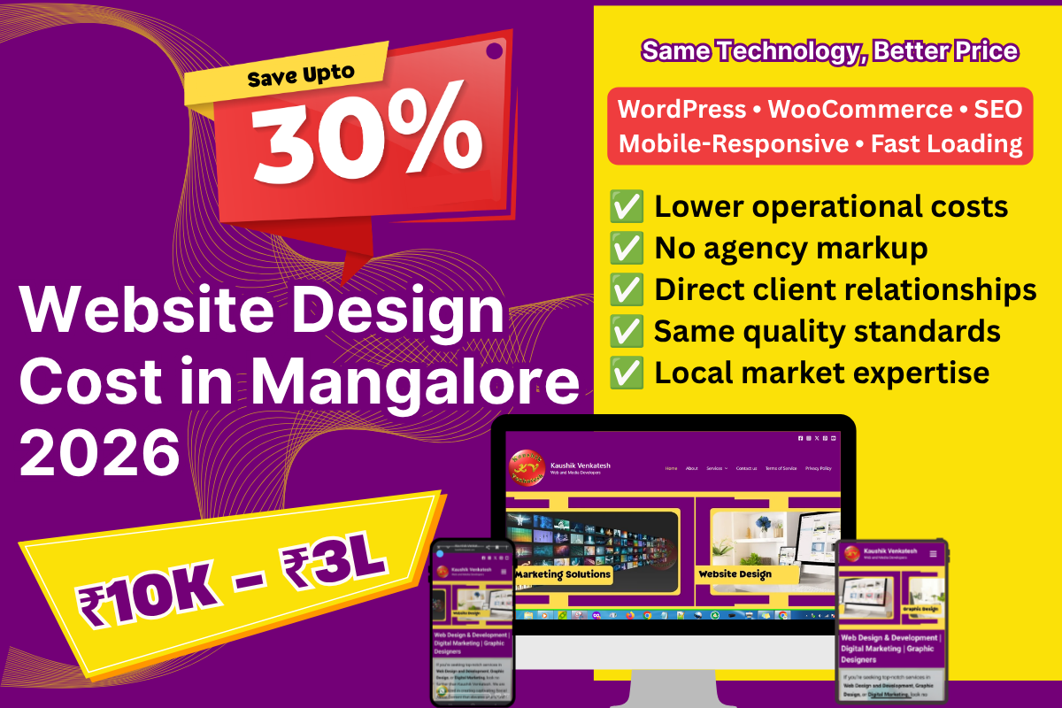 Website Design Cost in Mangalore 2026 Website Design Cost in Mangalore 2026