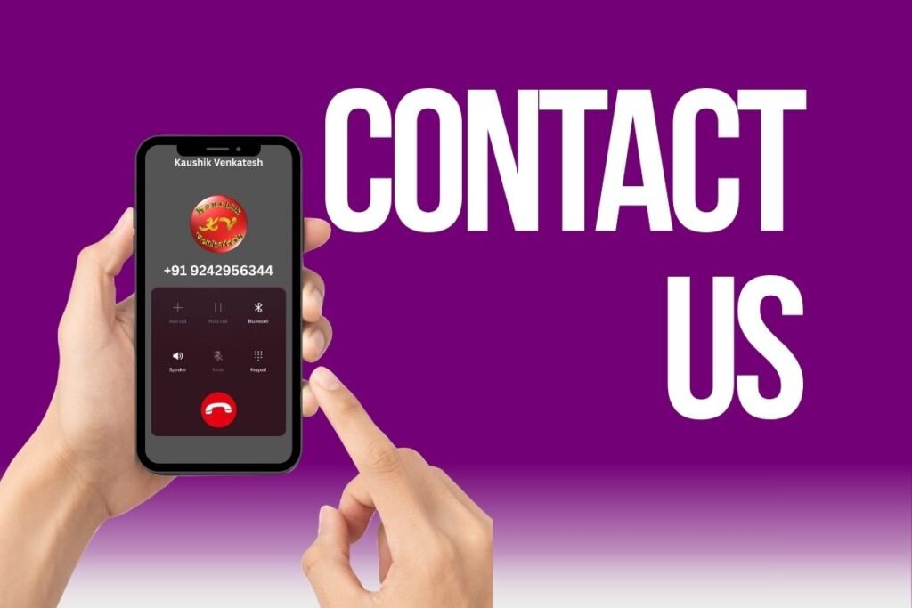 Contact Kaushik Venkatesh | Website Design & SEO Support